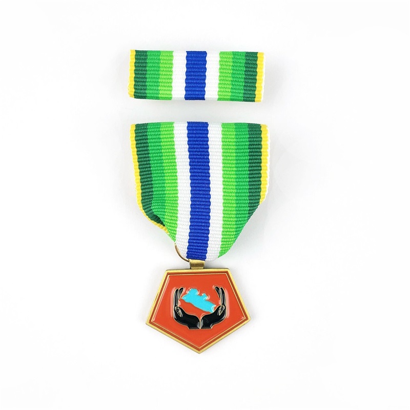 Zinklegering goud vergulde 3D gegraveerde medaille aangepaste revers pins geen minimum