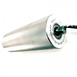 Elektrische rol ingebouwde motor AC 220V 380V DC 24V 48V roestvrijstalen roller rubberen gecoate roller