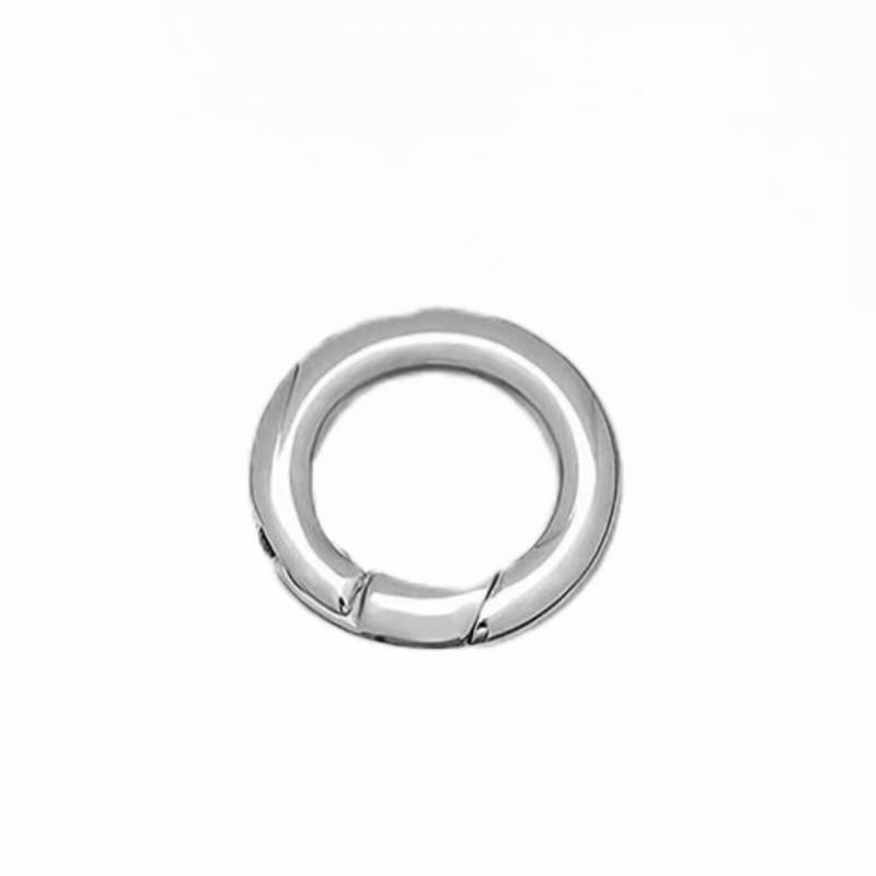 Openbare O-ring trigger Round Snap Carabiner veerring ronde sleutelring portemonnee metalen sleutelhanger