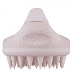 Biologisch afbreekbare tarwebeurtje Shampoo Massager Borstel Schakelhuid Scalp Exoliator Waskam Body doucheborstel Bad Spa Slankmassage Borstel
