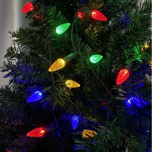Smart C9 Strawberry Christmas Light Set Outdoor Waterdichte LED RGB Kleurrijke kerstlicht String