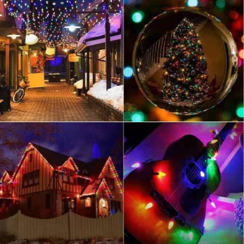 Smart C9 Strawberry Christmas Light Set Outdoor Waterdichte LED Magic Color Kerstlicht String