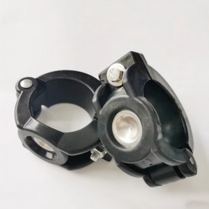 Filterdruk afvalwaterzuivering Flake Reinigingsclip gesp bokt waaiermondstuk Anti-verstopte waterpijp spoel spuitspuit spuitmondstuk