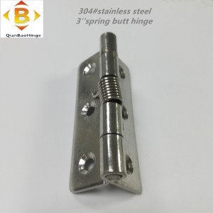 304#STAILLess stalen veerbutt scharnierdeur dichter scharnier houten deur veer scharnier scharnier automatisch rebound scharnier