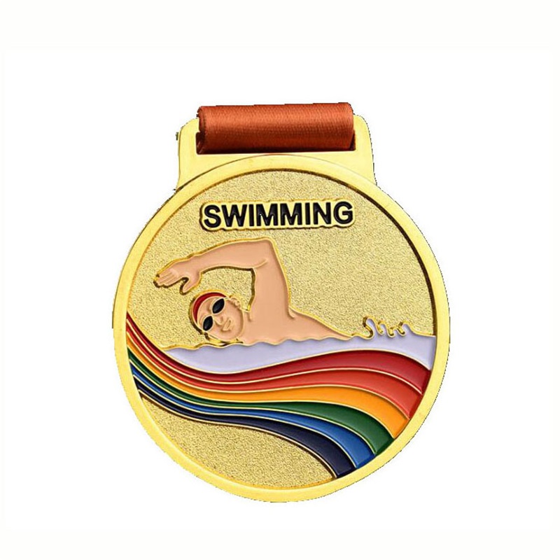 Aangepaste medaillesontwerp voor zwemmedailles