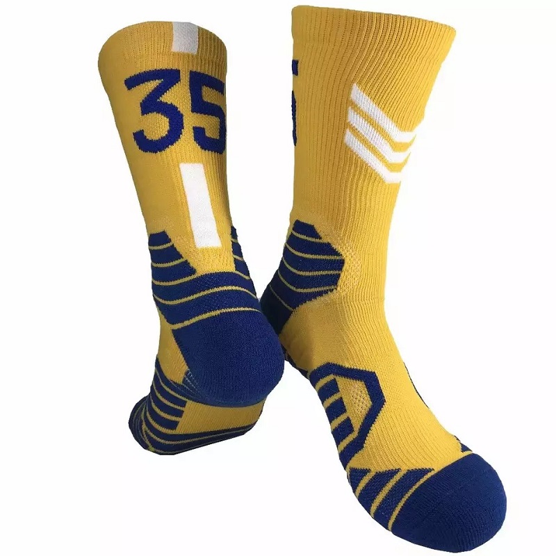 Groothandel van hoge kwaliteit Crew Custom Design Socks Cotton Basketball Sports Sokken