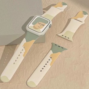 Zachte siliconen waterdichte band polsbandjes vervangende band voor iWatch