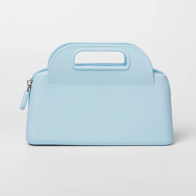 Waterdichte silicium handtas aangepaste mode matte kleur siliconen draagtas zakken ravel cosmetische tas