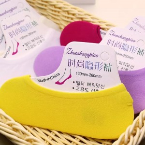 Zomer dun kleurrijke meisje onzichtbare loafers sokken groothandel dames boot mesh sokken voor vrouwen