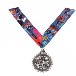 Fiets race medaillon tupliers aangepaste triatlon medaille wereldwijde geschenken