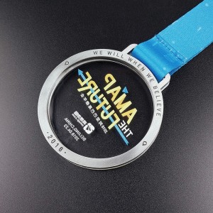 Hoogwaardige dierenslaver aangepaste zinklegering die casting award metaal universele worstelmedailles