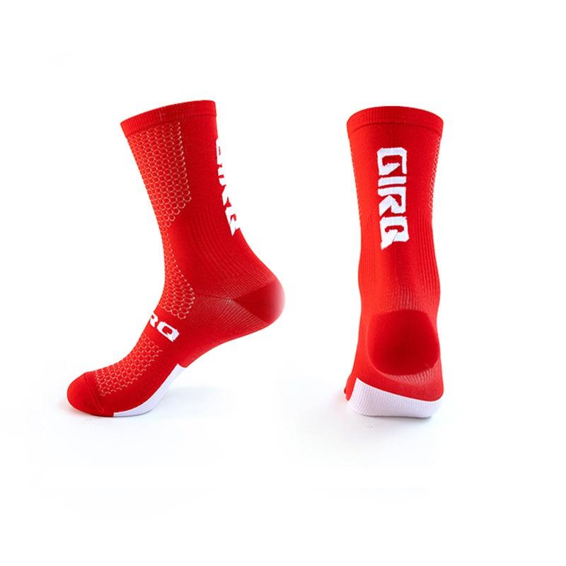 Klassiek aangepast logonylon ademende wandelcycling sokken buiten sportfietsen sokken