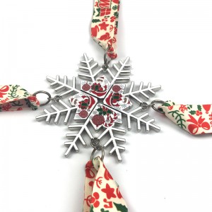 Santa Running Medals Christian Medal Gift Metal Star Award