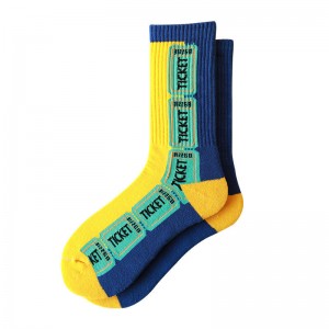 Aangepast privé -label Ademboere sport absorberen bemanning fiets kousen fietssokken