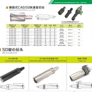 Chuanrun CNC High Speed ​​Carbide WC Core U-Boor WCMT Insert Machine Drill voor Indexeerbaar Tool Insert