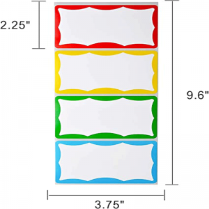 Handgeschreven stickers DIY -stickers