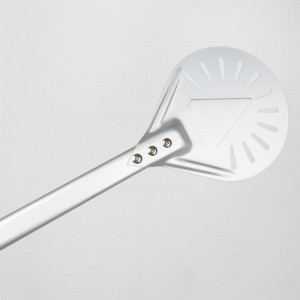 7inch 8inch 9inch geperforeerde aluminium pizza draaien peel pizza turner ronde pizza peeling