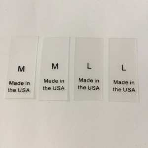 Transparant drukmerk, aangepaste printmarkering van hoge kwaliteit