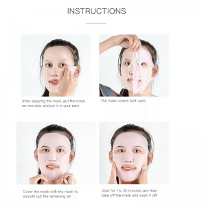 Herbruikbaar siliconenmasker masker deksel siliconen huid masker herbruikbaar hydraterende gezichtsiliconen masker anti-verdampingsmasker gezichtszorggereedschap