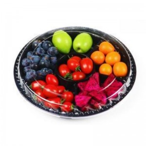 Six-compartement Fresh-cut Fruit Box Bottom 250*170*70 mm HJ-6f270