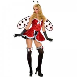 Lovely Lady Bug kostuum dier kostuums groothandel van feest sexy cosplay fabriek leverancier voor Halloween Party Carnival
