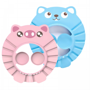 Verstelbare zachte baby badhampoo douchebescherming hoed eva kinderen oor douche pet baby shower pet voor peuter