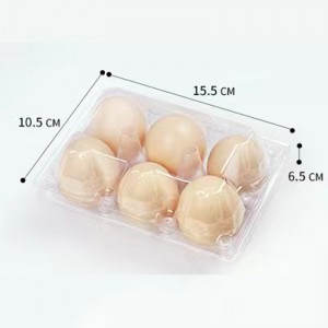 Eierbak 155*105*65 mm 6 groeven