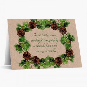 Bruin papieren tagkaart