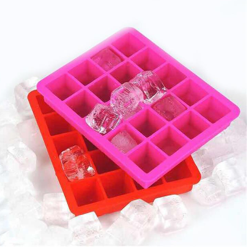 20 Well Ice Cube -schimmel, ijsbak gemaakt van voedselkwaliteitsiliconen, cocktaildrank ijs kubusvorm, gemakkelijk te reinigen BPA gratis