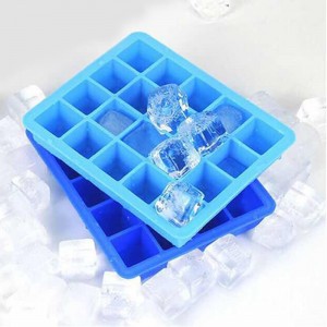 20 Well Ice Cube -schimmel, ijsbak gemaakt van voedselkwaliteitsiliconen, cocktaildrank ijs kubusvorm, gemakkelijk te reinigen BPA gratis