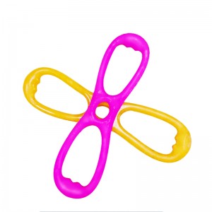 Siliconen trekbanden, elastisch trek touw siliconen trek touw set fitness training weerstandsbanden voor lichaamsrekken, yoga