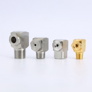 Roestvrijstalen hoek holle kegel mondstuk elleboog koeling groothoek full kegel water spuitmondstuk