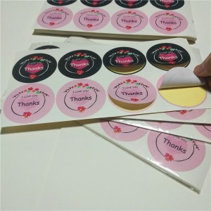Circulaire labelsticker