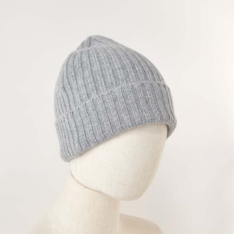 Mode -gebreide hoed met logo -printen, groothandel aangepaste winterhoeden gebreide vrouwen beanie hoeden