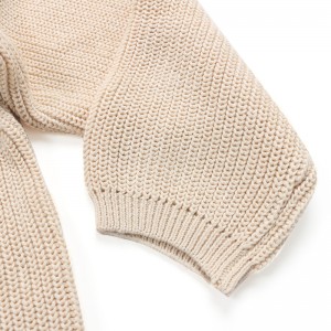 Boutique hoge kwaliteit herfst lente baby baby peuter pullover gebreide kleding kinderen massieve kleurtrui