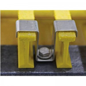 Roestvrij staal FRP GRP Fiberglas -rooster M -clip metnagel en bout
