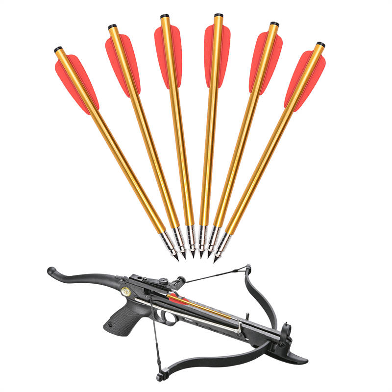 Aluminium pijl bouten voor pistoolkruisboog