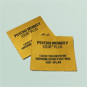 Op maat gemaakte kledingetiketmerktekens