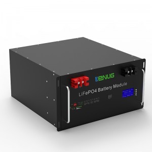 Rek gemonteerd 48V 100/150 200AH LIFEPO4 Home Appliances Stapelbare rs232/rs485/can Communicatie snel opladen lithium ionbatterij met LCD