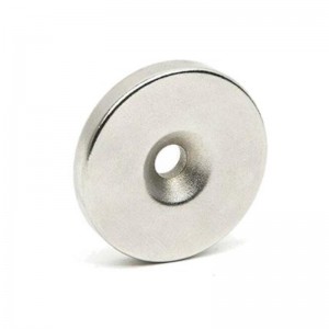 Verzonken hoofdgat cilindrische magneet
