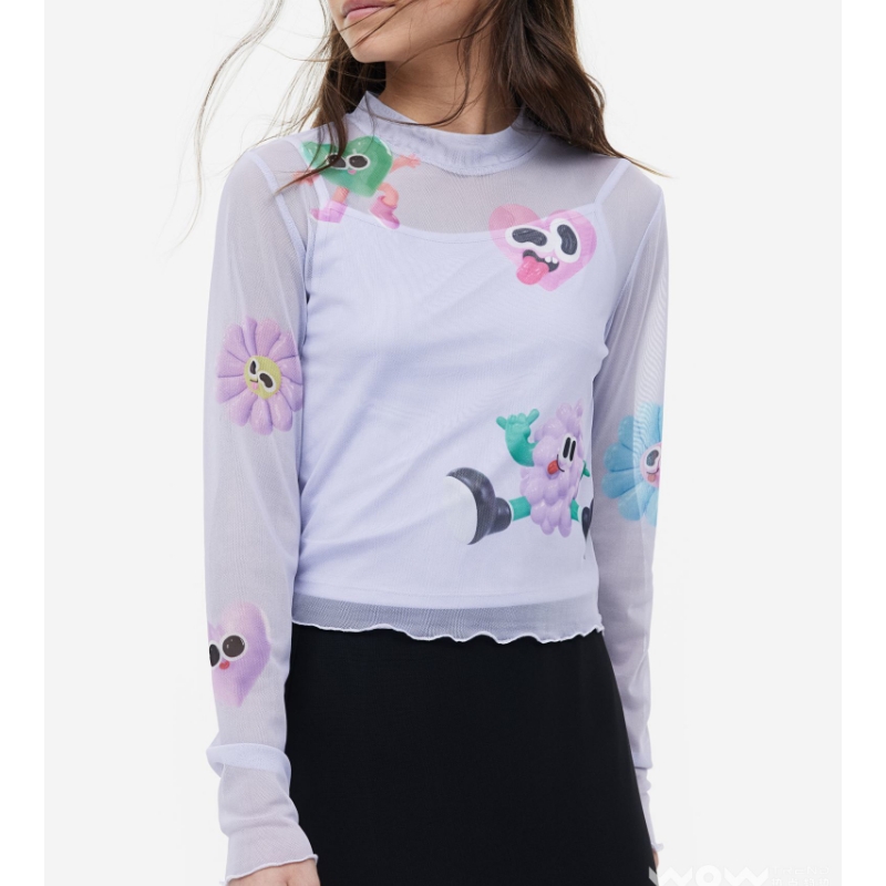 H&m/eva cremers/3d/Digital Colors/Bright Shades/crossover co-branded cartoon graphics