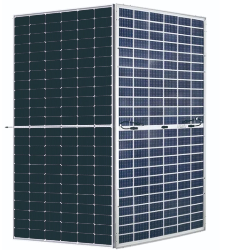 Chinese fabrikant levering 385 watt -610 watt zonnepanelen systeem dubbele zijde, dubbele glazen