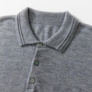 Groothandel op maat gemaakte herfst wintermannen \\\\ \'s gebreide trui poloshirt