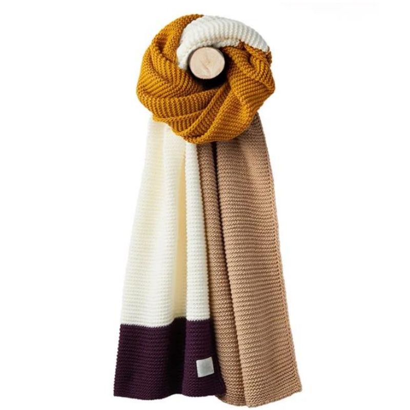 Aangepastenieuwkomers winterreizen sjaal sjaals oversized wollen kasjmier sjaal voor vrouwen