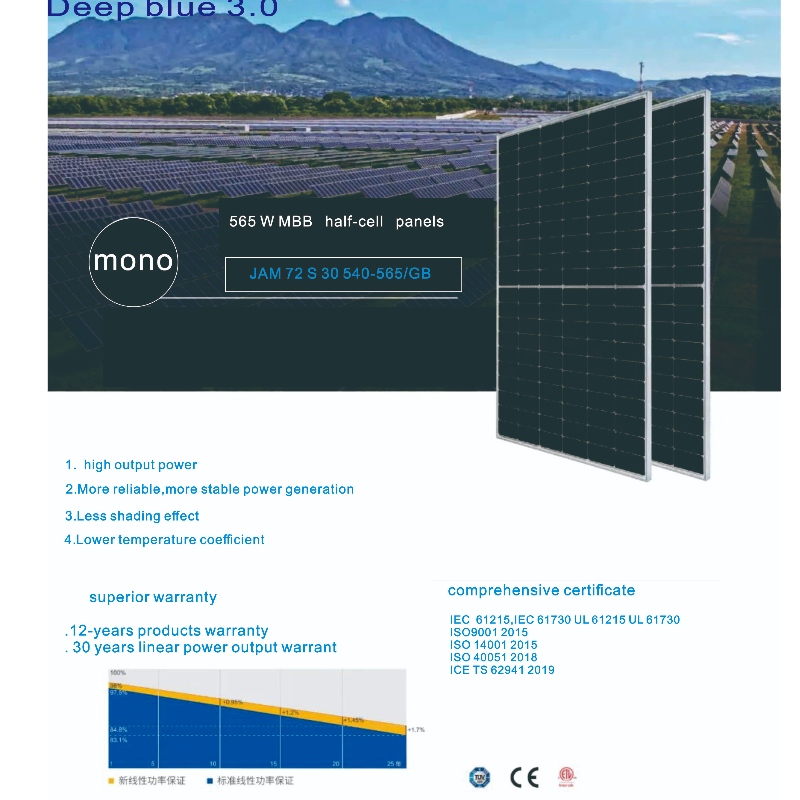 Blue Sun Light Solar Panels Systems Hoge kwaliteit NICE PRIJS Online Groothandel