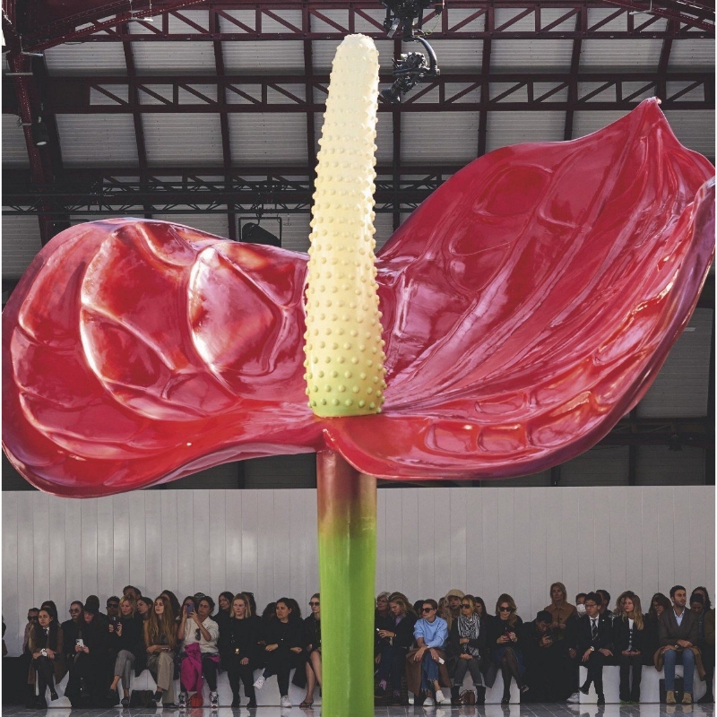 Driedimensionale bloem/three-dimensionale decoratie/red/craft/loewe