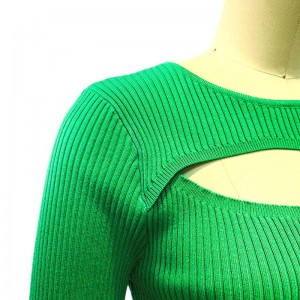 Casual oversized solide kleur bemanningnek