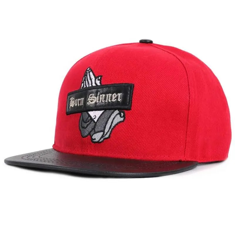 Hete populaire Hiphop Boxing Baseball Caps Plat Brim Hat