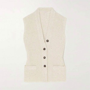 Gebreide werkfabriek Custom 2023 Vrouwen Kleding Zomerkleding Mouwloze truinekvesterij gebreide truien