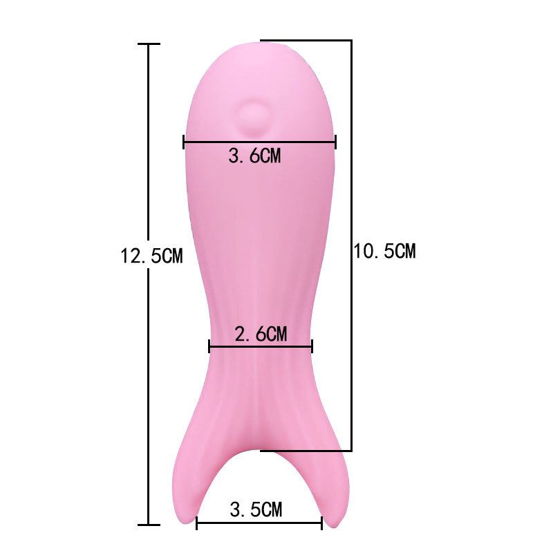Volwassen seksspeelgoed Vibrating Spear Vibrator Wand (roze grote visvork)